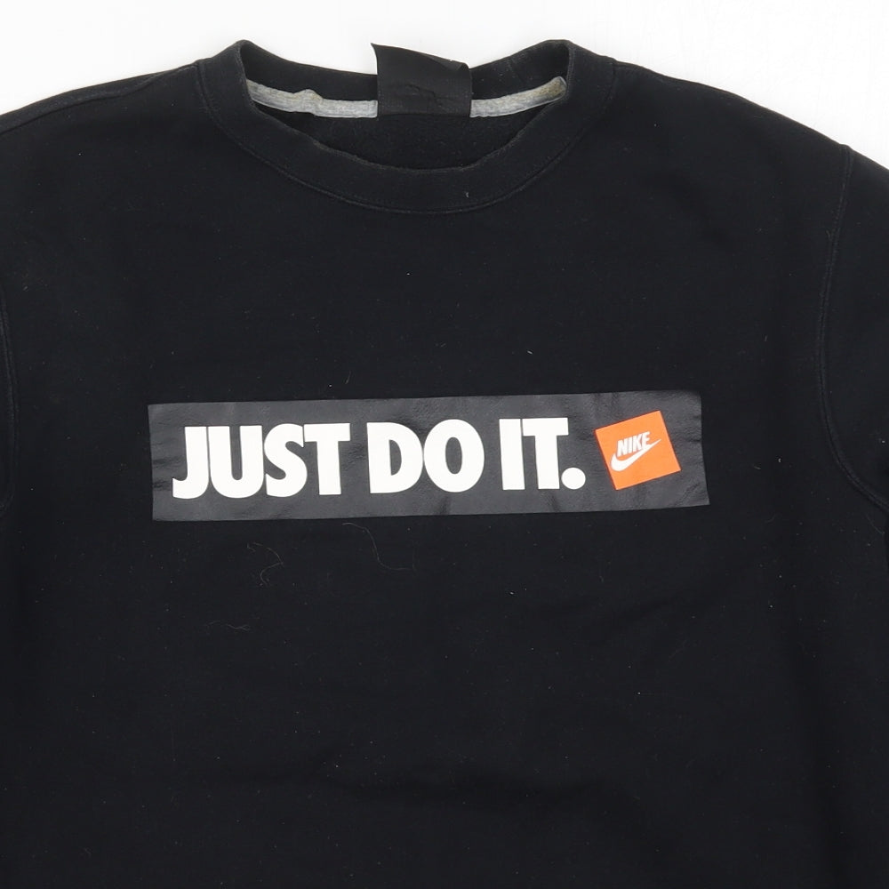 Nike Mens Black   Pullover Sweatshirt Size M