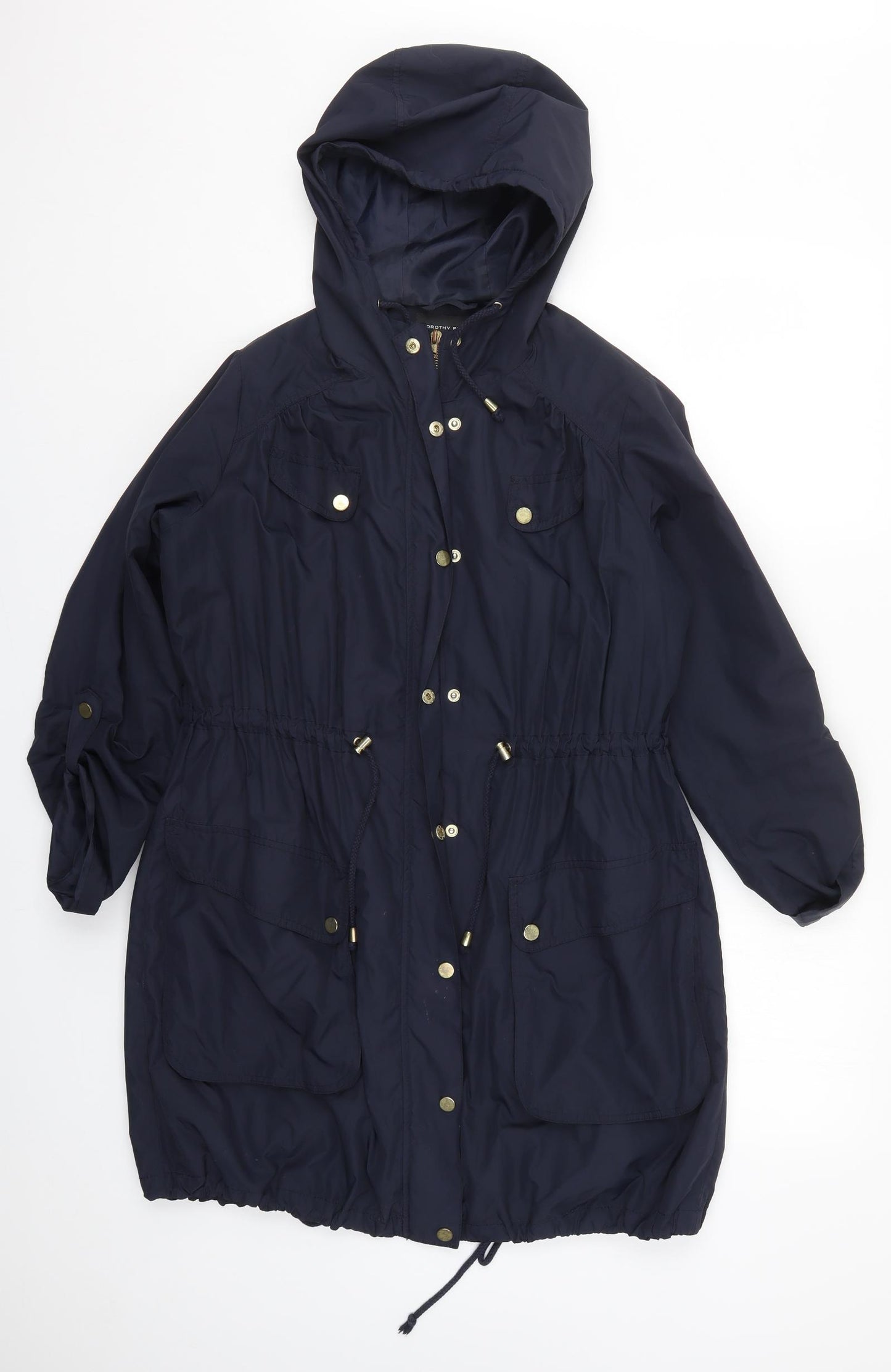 Dorothy Perkins Womens Blue   Parka Coat Size 8
