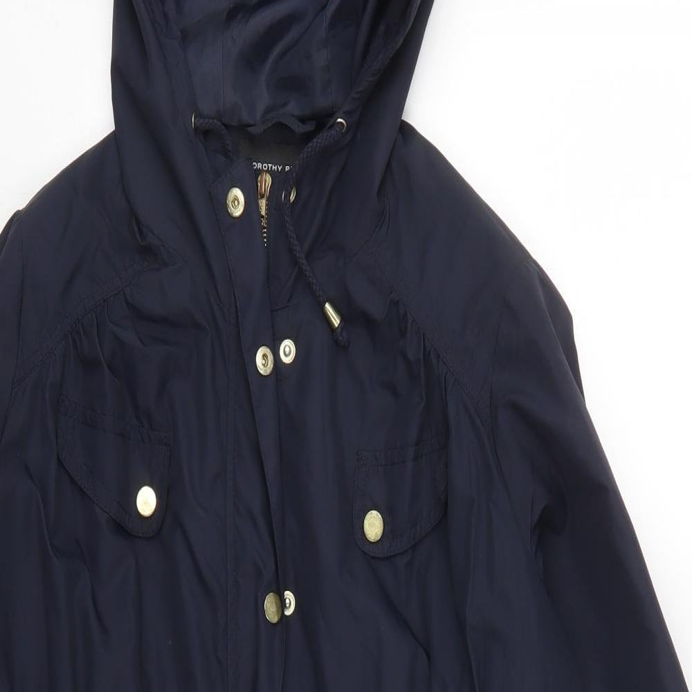 Dorothy Perkins Womens Blue   Parka Coat Size 8