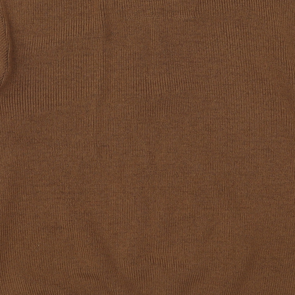 BRAX Mens Brown  Knit Pullover Jumper Size XL