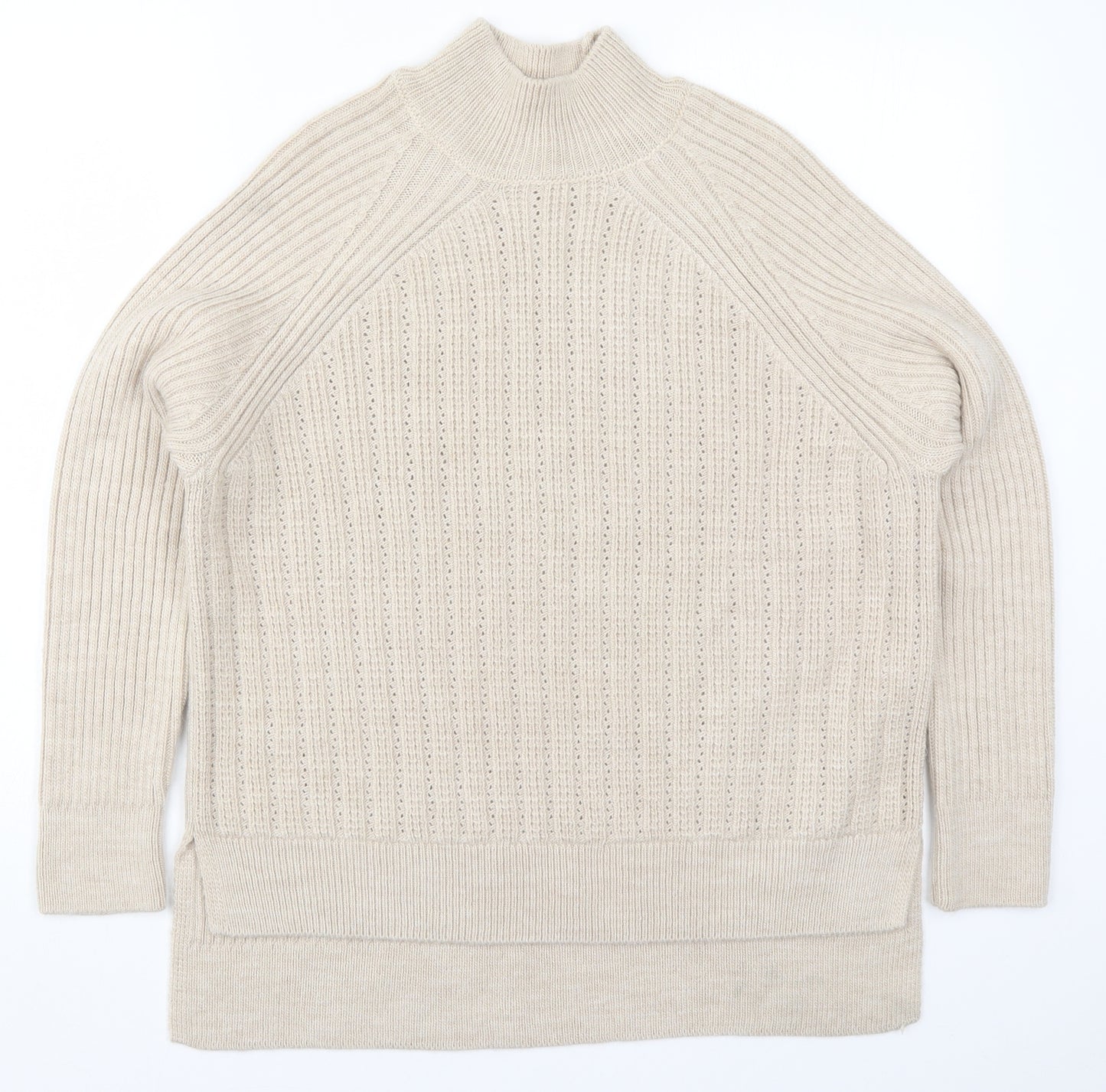 George Womens Beige  Knit Pullover Jumper Size M