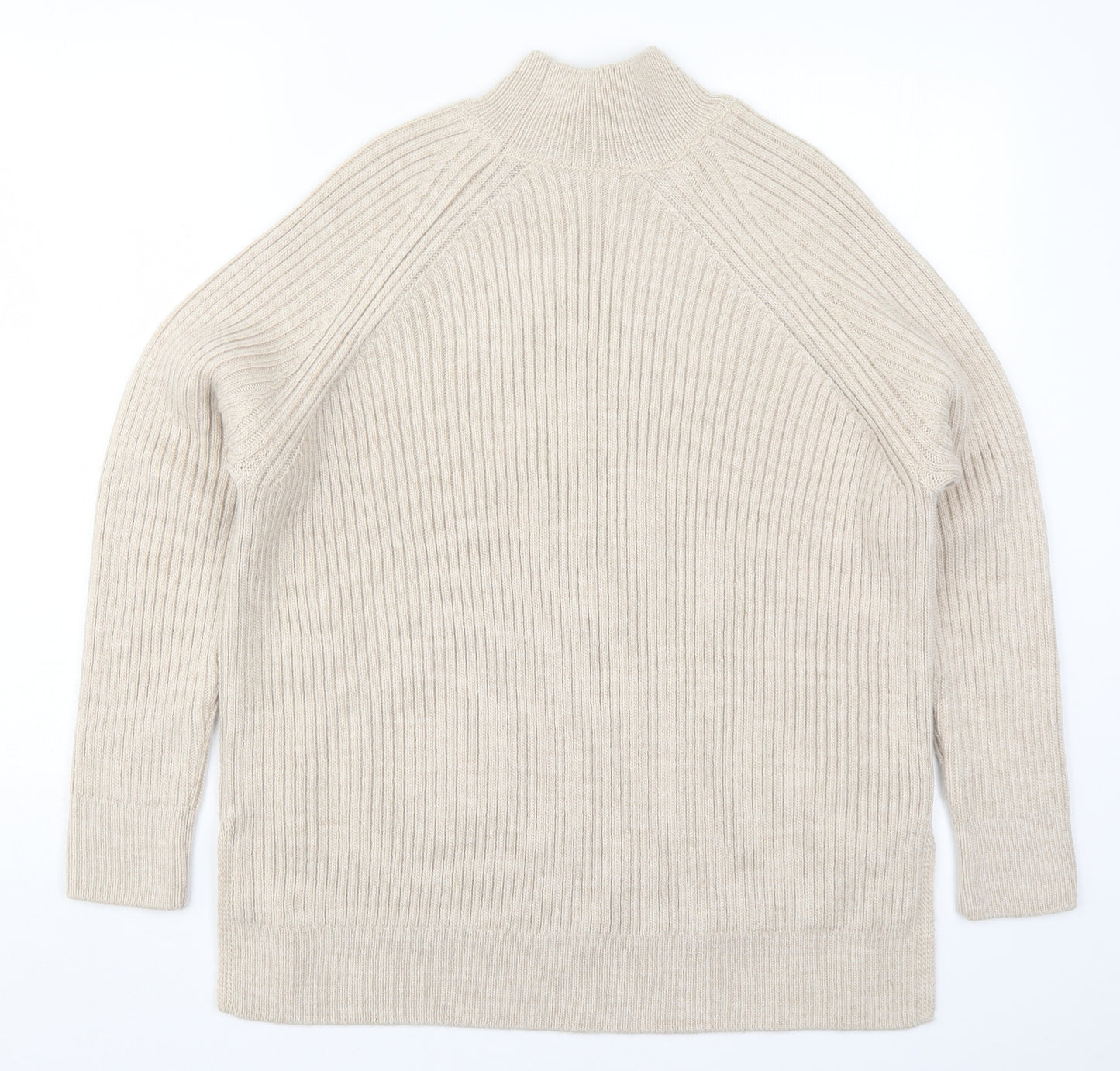 George Womens Beige  Knit Pullover Jumper Size M