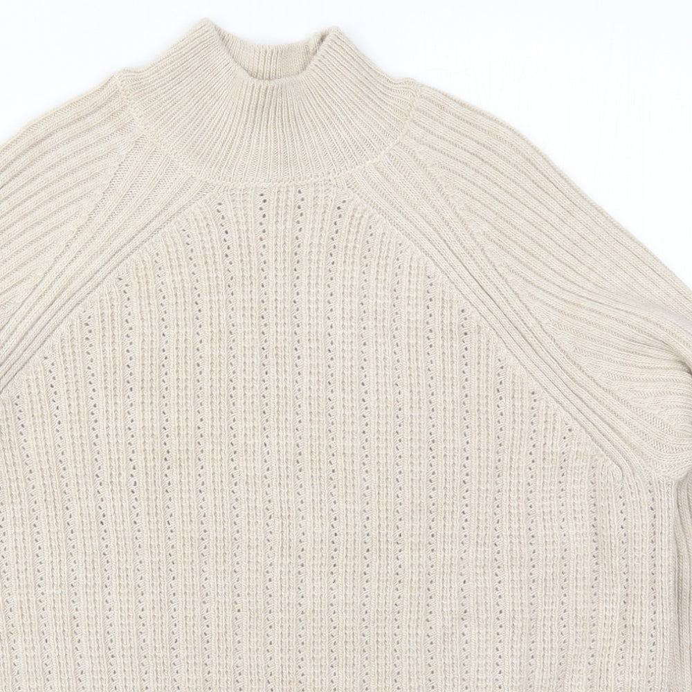 George Womens Beige  Knit Pullover Jumper Size M