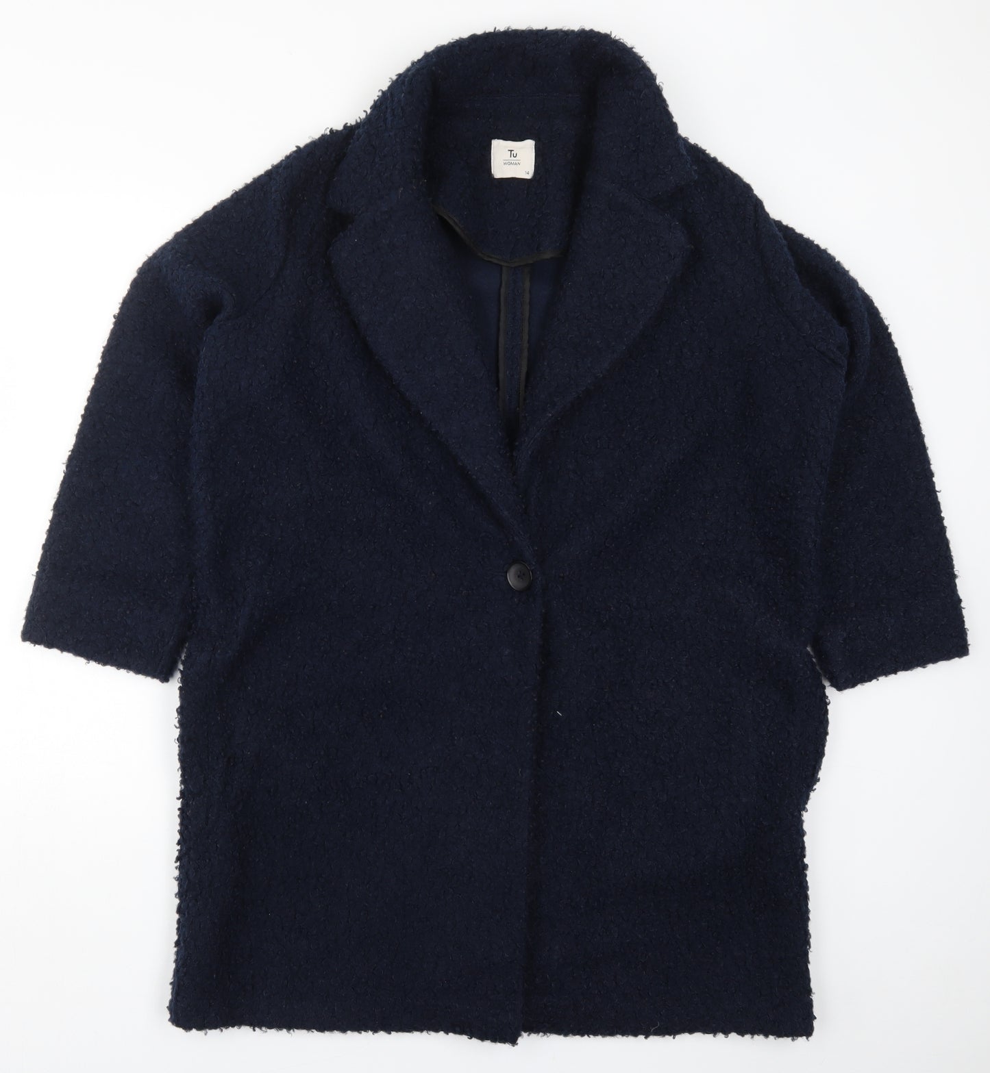 TU Womens Blue   Jacket Coat Size 14