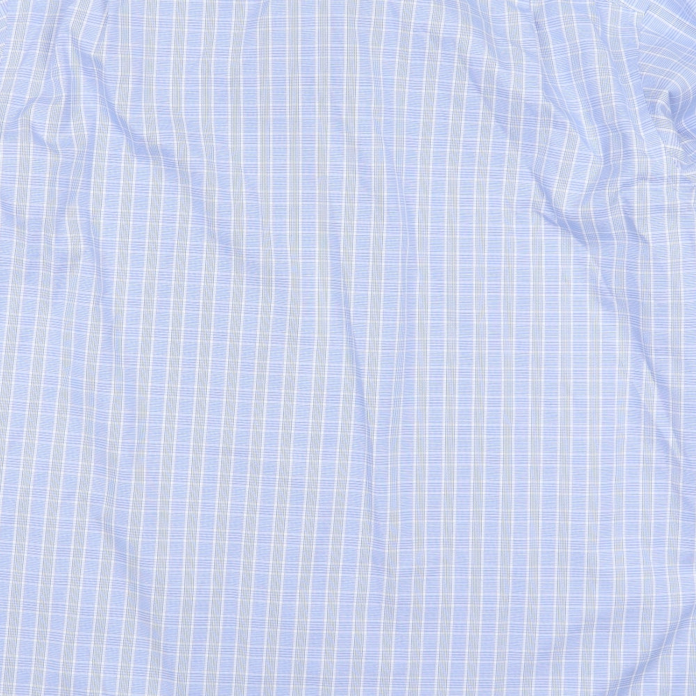 Charles Tyrwhitt Mens Blue Check   Dress Shirt Size 17.5