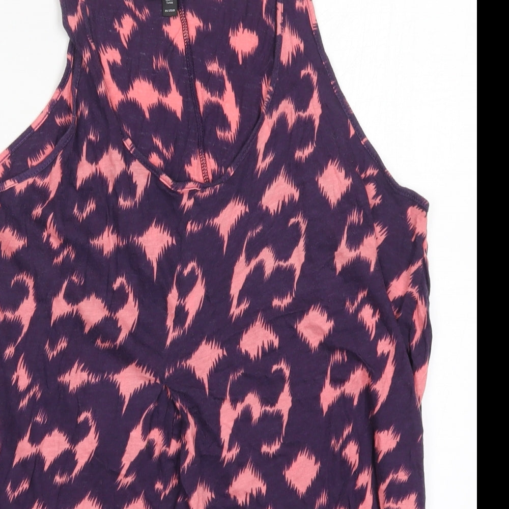 Topshop Womens Pink   Basic Tank Size 12