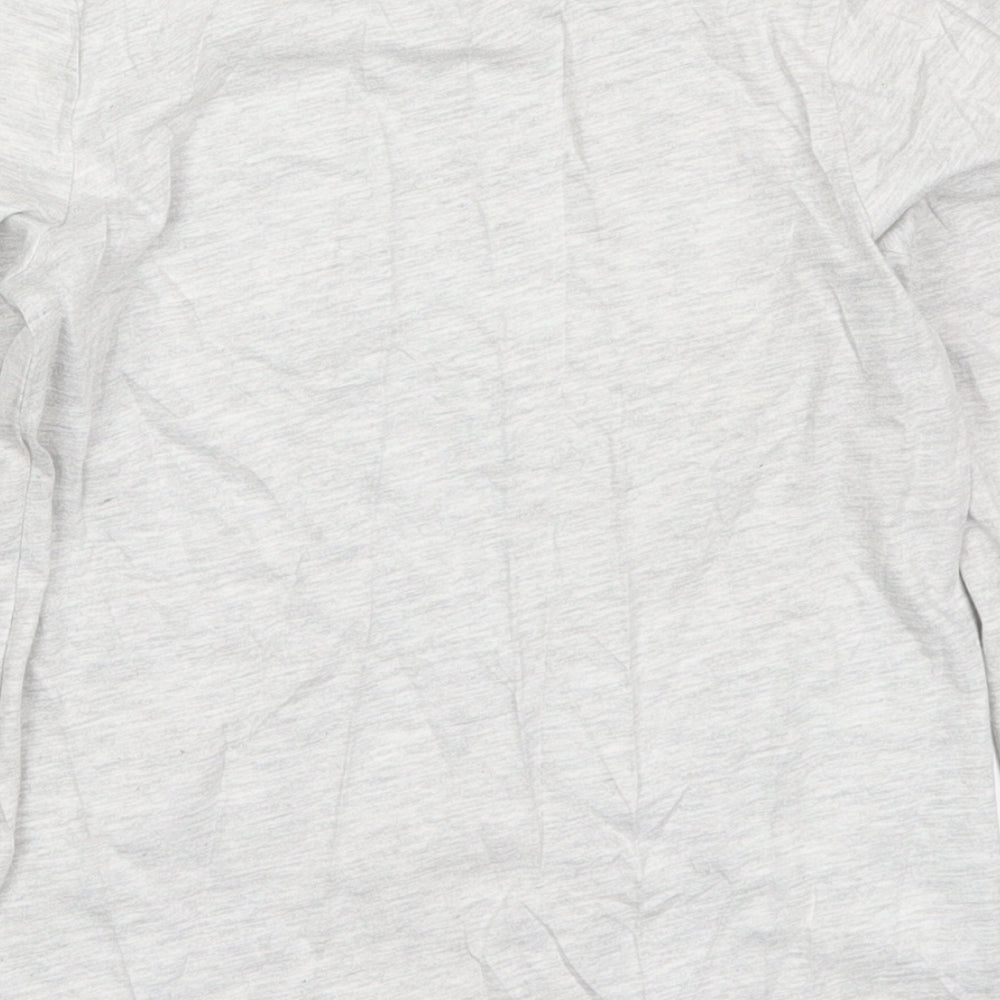 George Boys Grey Solid   Pyjama Top Size 6-7 Years