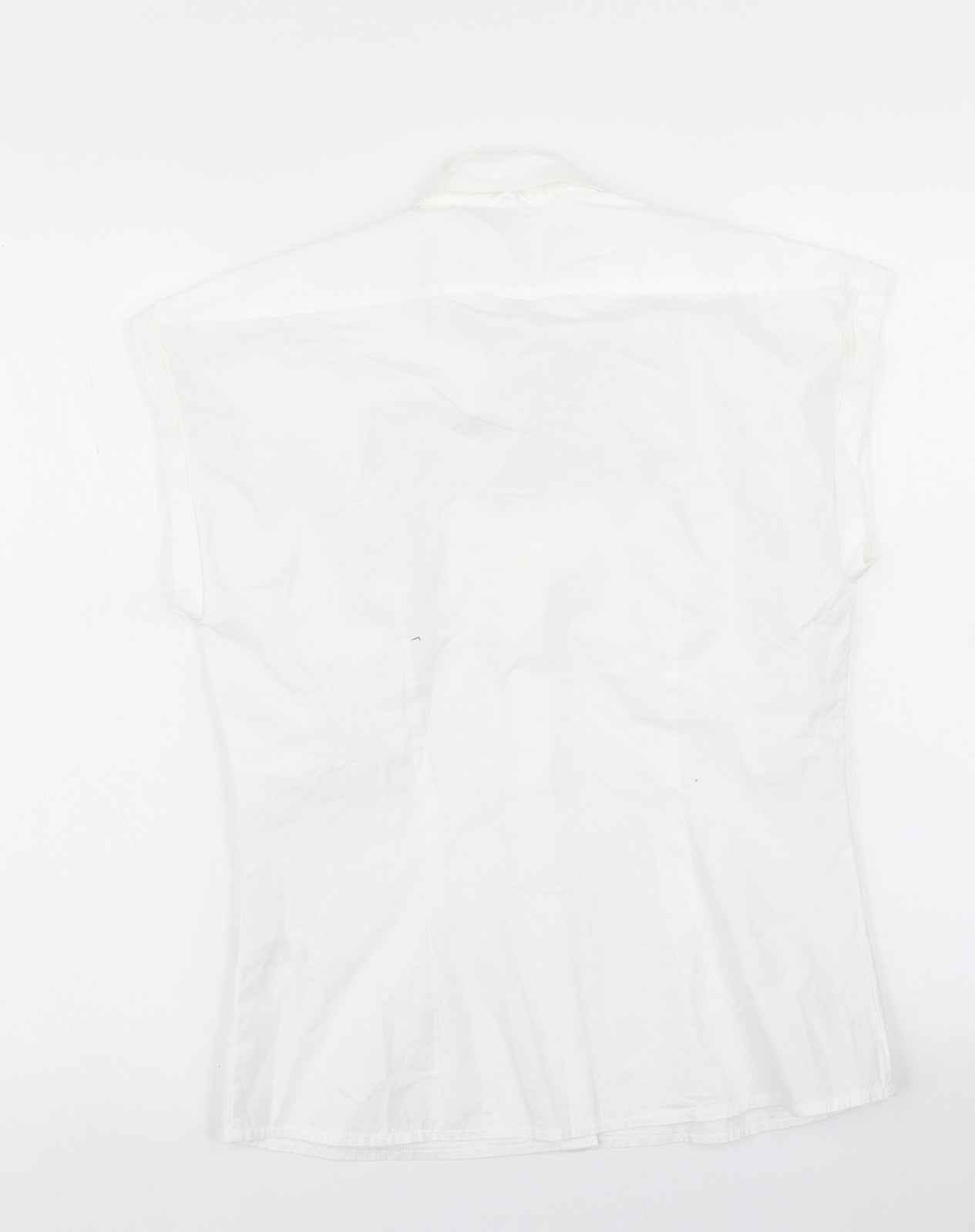 NEXT Womens White   Basic Button-Up Size 10