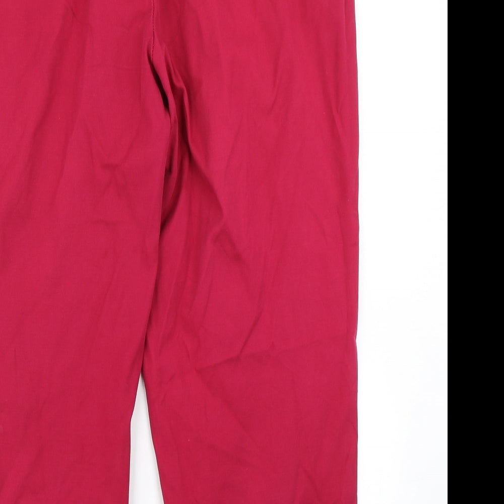 NEXT Womens Pink   Pedal Pusher Trousers Size 20 L25 in