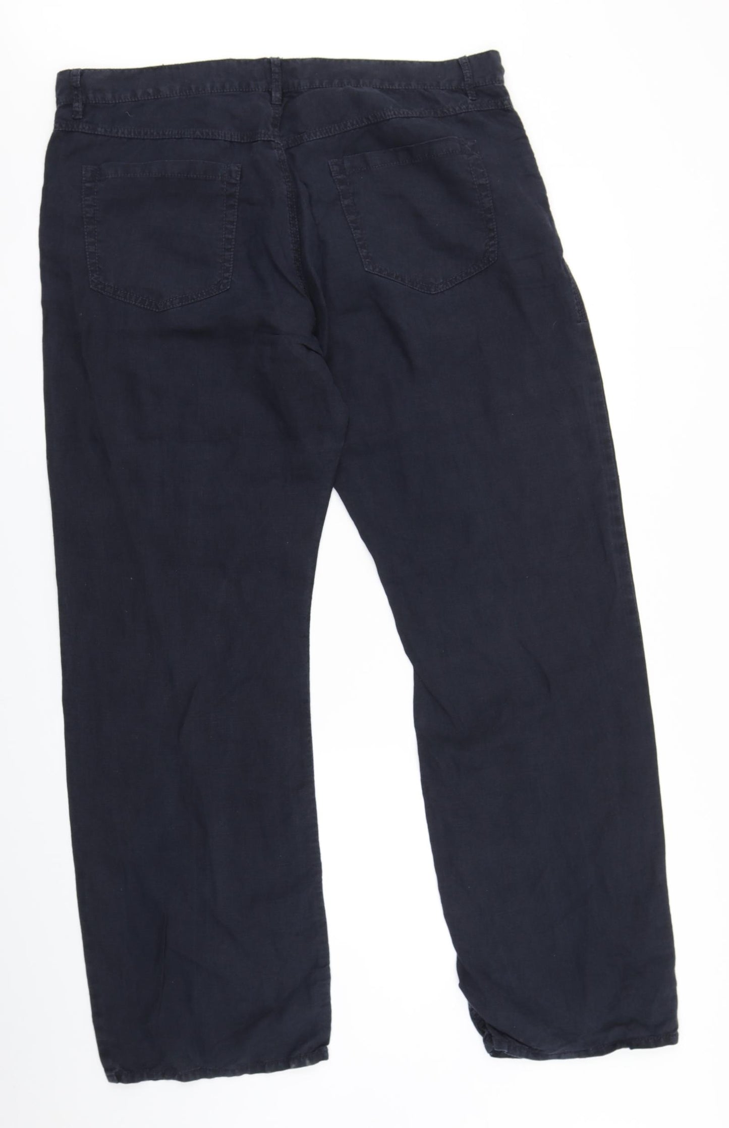 Farhi Mens Blue   Cargo Trousers Size 36 in L30 in