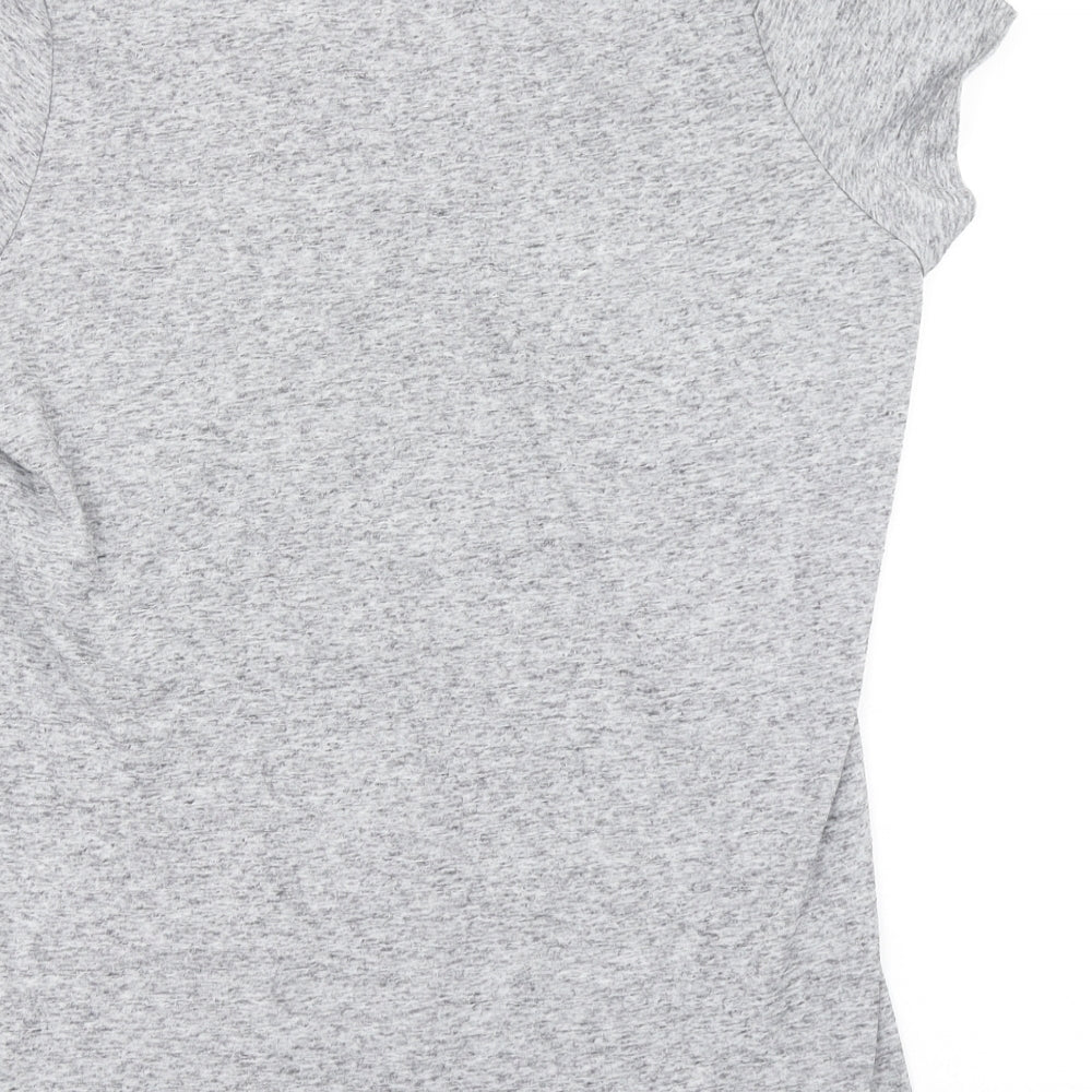 M&S Womens Grey   Basic T-Shirt Size 14