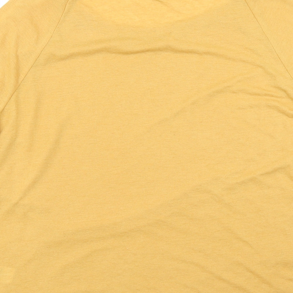 New Look Womens Yellow   Basic T-Shirt Size 16