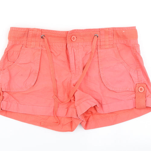 Denim Co Womens Pink   Cargo Shorts Size 10
