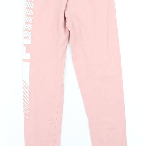 PUMA Girls Pink   Capri Trousers Size 11-12 Years