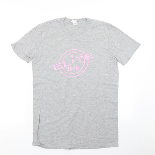 Gildan Womens Grey   Basic T-Shirt Size M  - Jo-Anne Bayley school of dance