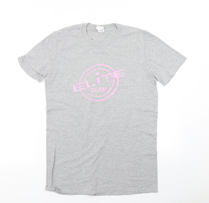 Gildan Womens Grey Basic T-Shirt Size M - Jo-Anne Bayley school of dance