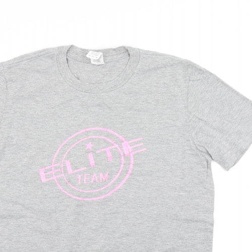 Gildan Womens Grey   Basic T-Shirt Size M  - Jo-Anne Bayley school of dance