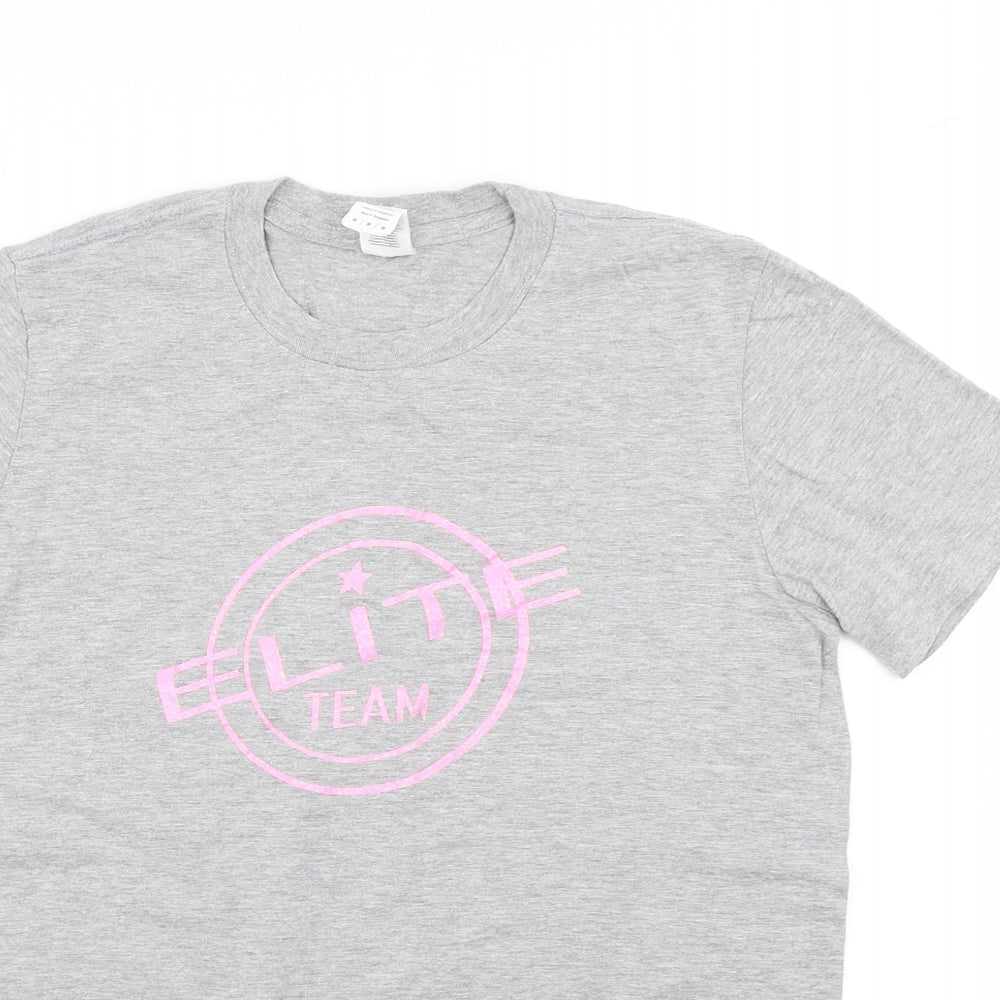 Gildan Womens Grey   Basic T-Shirt Size M  - Jo-Anne Bayley school of dance