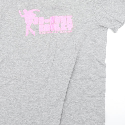 Gildan Womens Grey   Basic T-Shirt Size M  - Jo-Anne Bayley school of dance