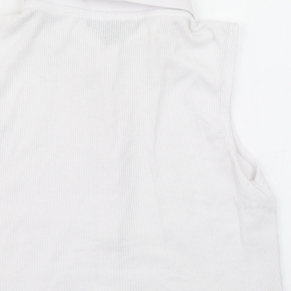Primark Womens White   Cropped Tank Size S