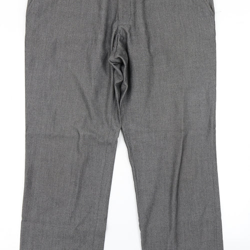 NEXT Mens Grey   Dress Pants Trousers Size 34 in L29 in
