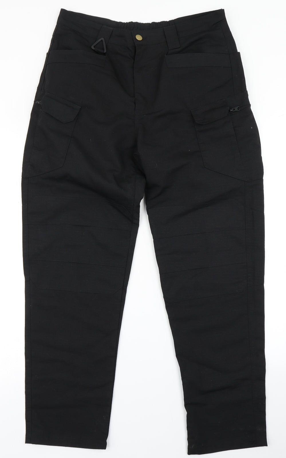 Rico Nine Mens Black   Cargo Trousers Size M L28 in