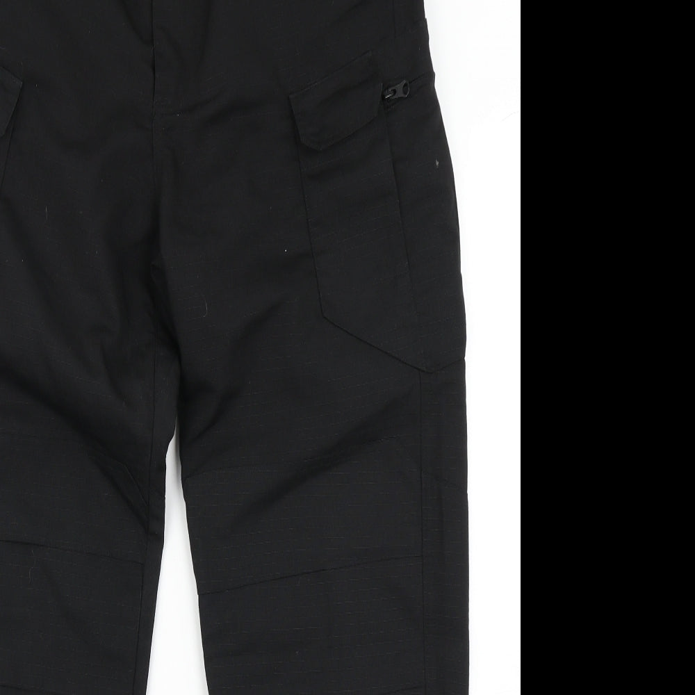 Rico Nine Mens Black   Cargo Trousers Size M L28 in