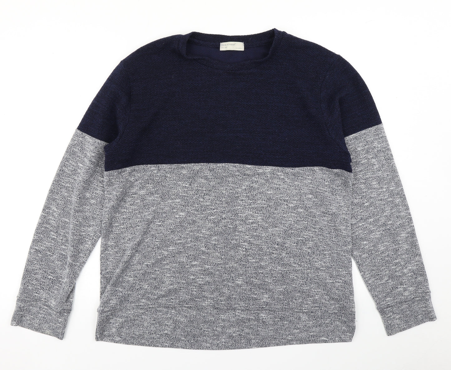 Back Number Mens Blue   Pullover Jumper Size XL