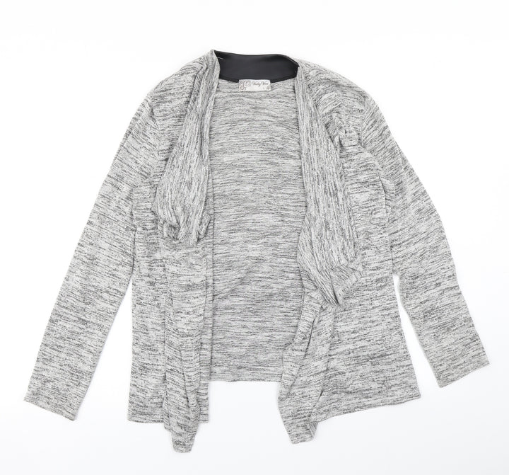 Voulez Vous Womens Grey Cardigan Jumper Size S