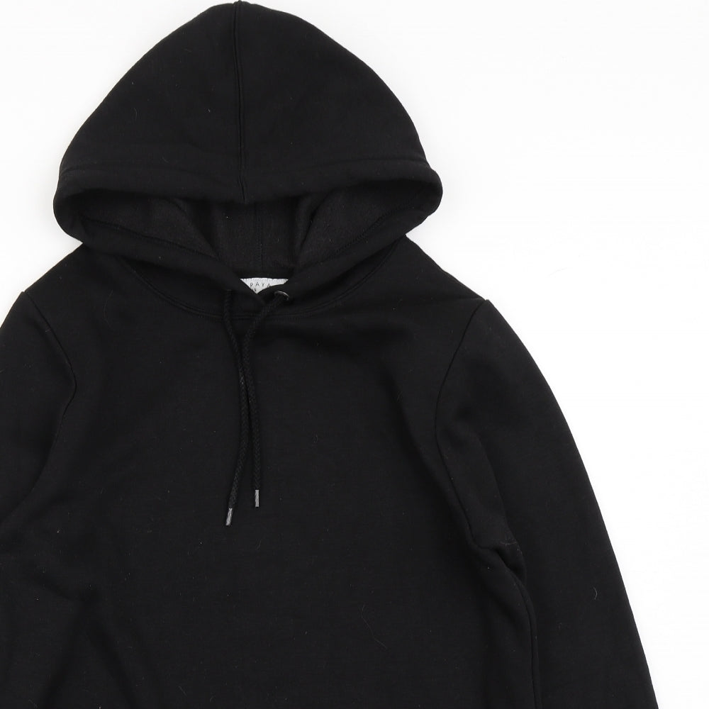 Papaya Womens Black   Pullover Hoodie Size M