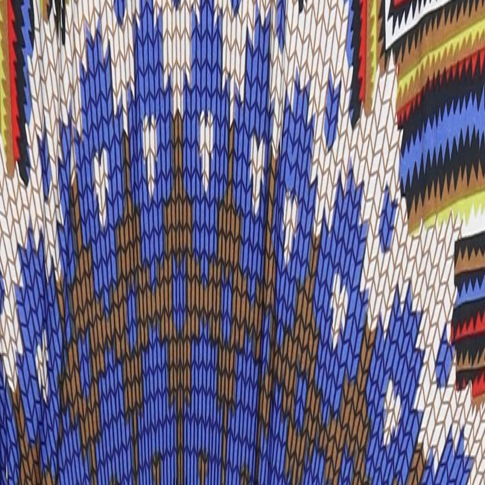 GED London Womens Blue Geometric  Maxi  Size S