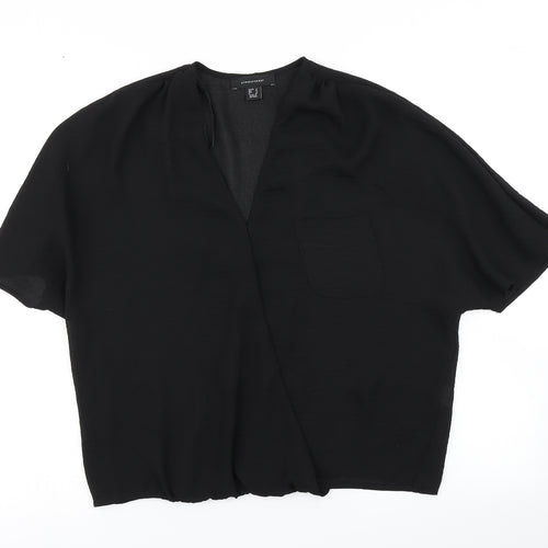 Atmosphere Womens Black   Basic Blouse Size 4