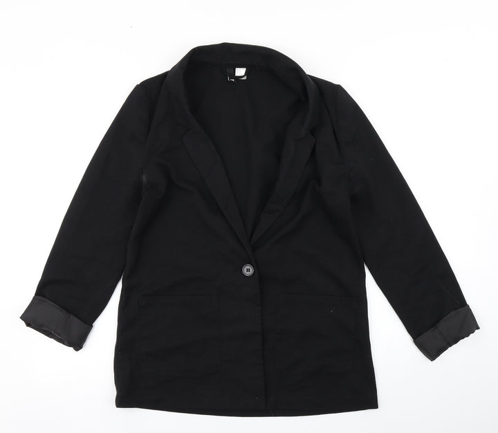 Divided Womens Clear Jacket Blazer Size 12