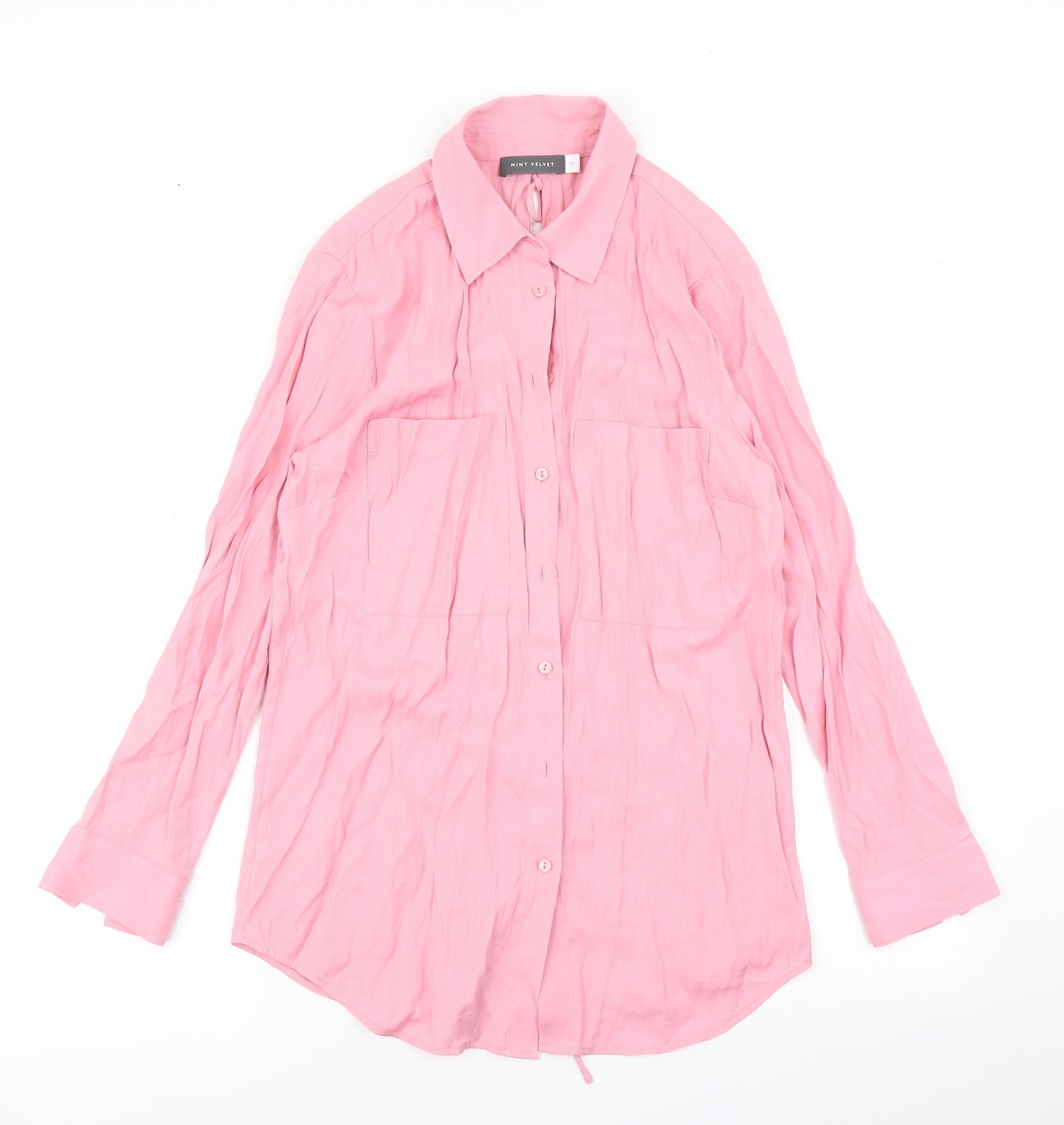 Mint Velvet Womens Pink   Basic Blouse Size XS