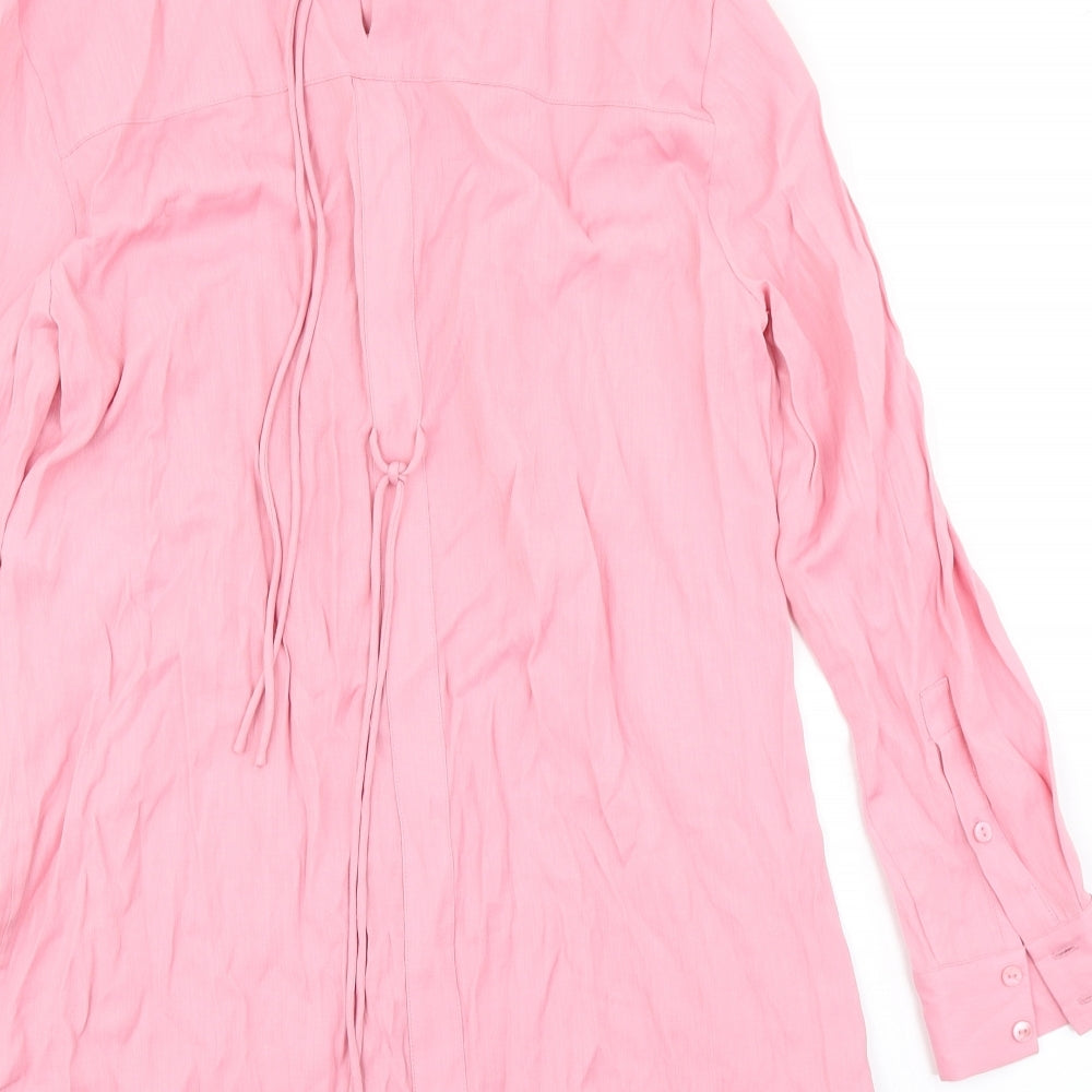 Mint Velvet Womens Pink   Basic Blouse Size XS