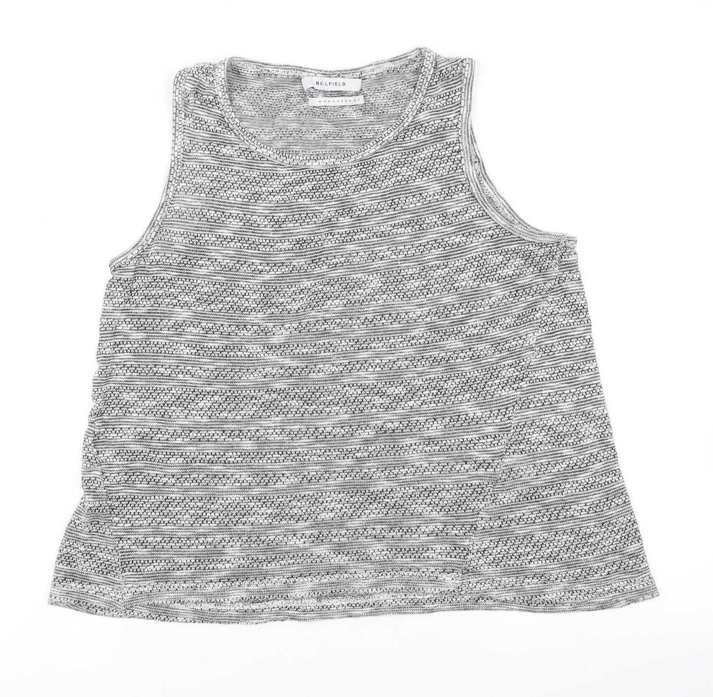 Bellfield Womens Grey   Basic Tank Size M