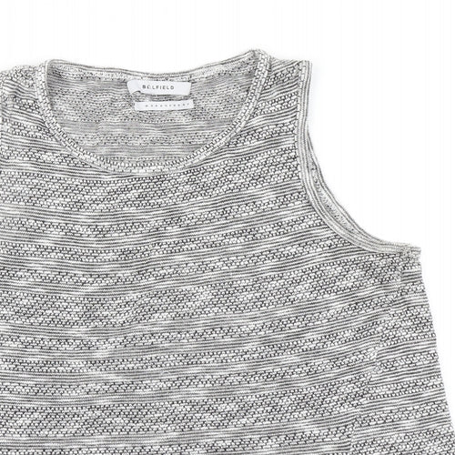 Bellfield Womens Grey   Basic Tank Size M