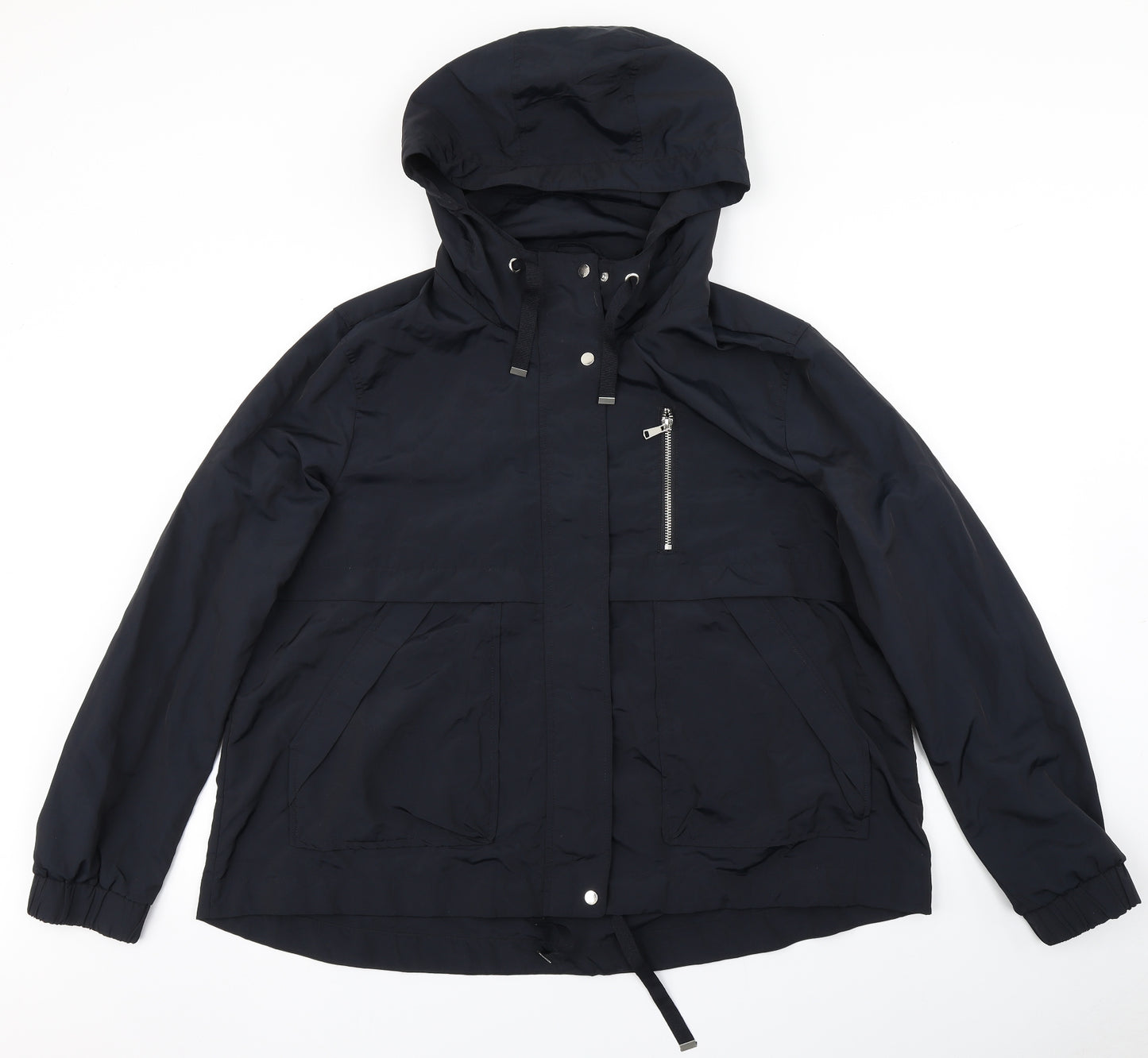 Primark Womens Blue   Rain Coat Coat Size L