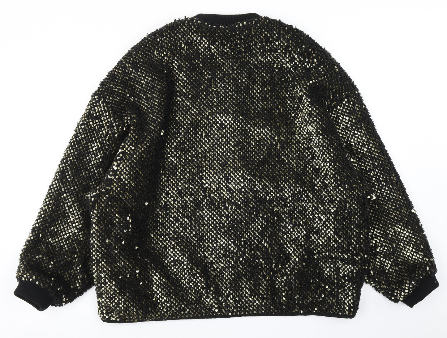 Zara Womens Black   Bomber Jacket Coat Size S