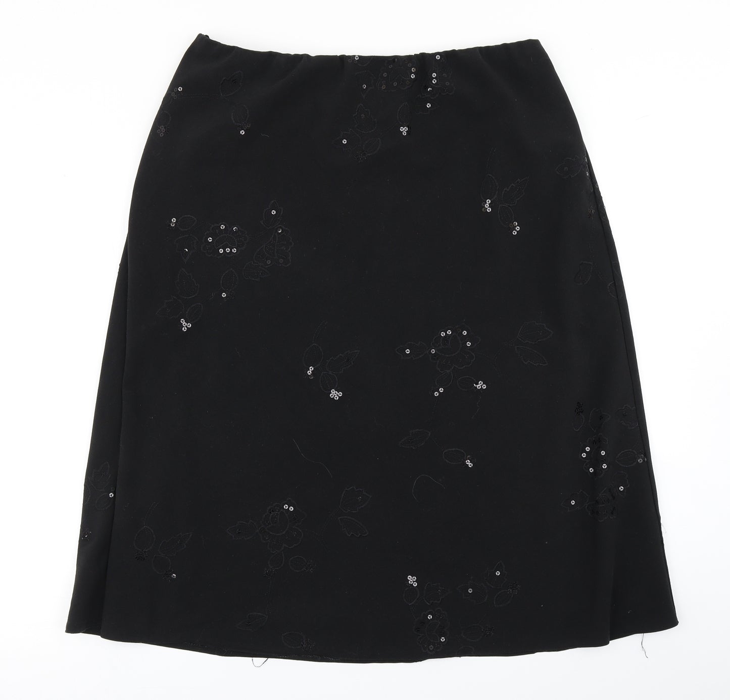 Bonmarché Womens Black   A-Line Skirt Size 20