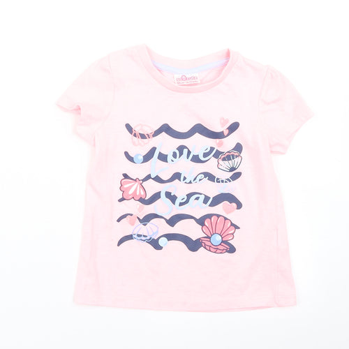 So Cute Girls Pink   Basic T-Shirt Size 18-24 Months