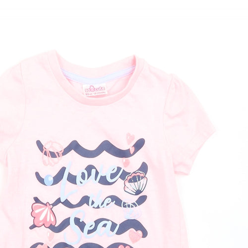 So Cute Girls Pink   Basic T-Shirt Size 18-24 Months