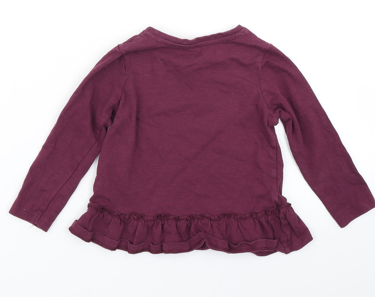 TU Girls Purple   Basic T-Shirt Size 18-24 Months