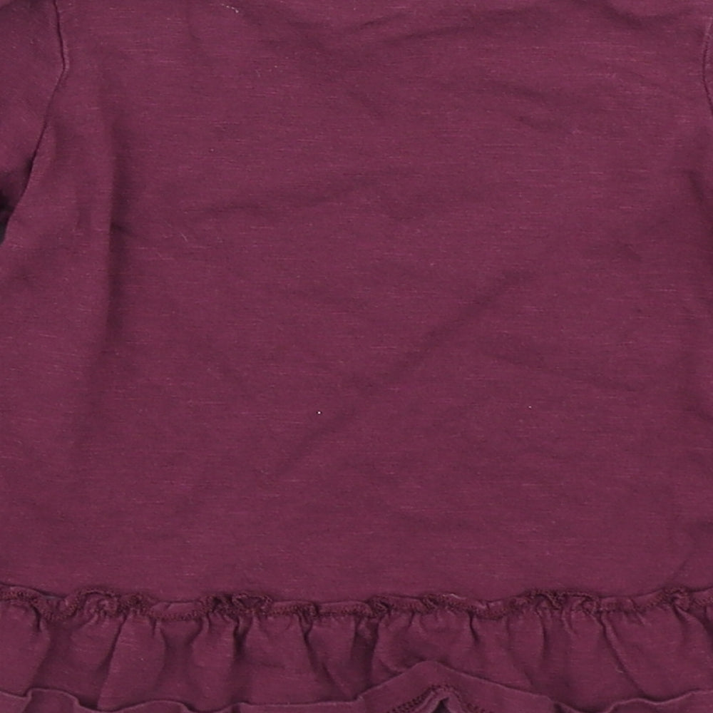 TU Girls Purple   Basic T-Shirt Size 18-24 Months