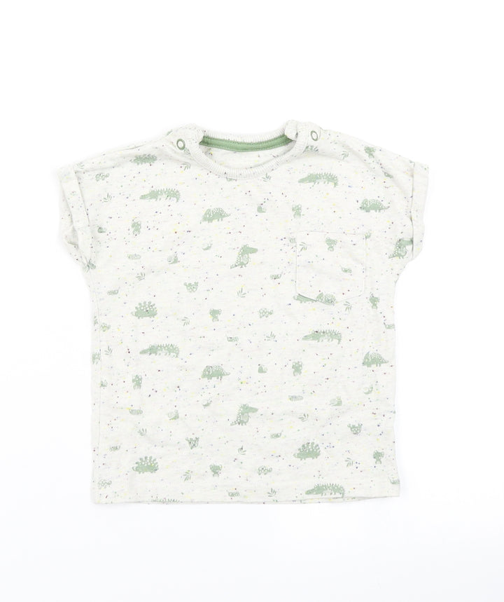 George Boys Green   Basic T-Shirt Size 9-12 Months