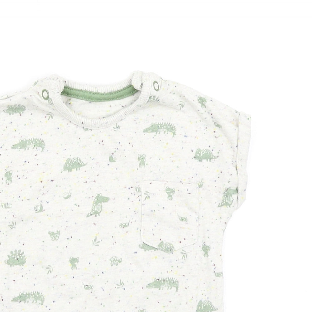 George Boys Green   Basic T-Shirt Size 9-12 Months