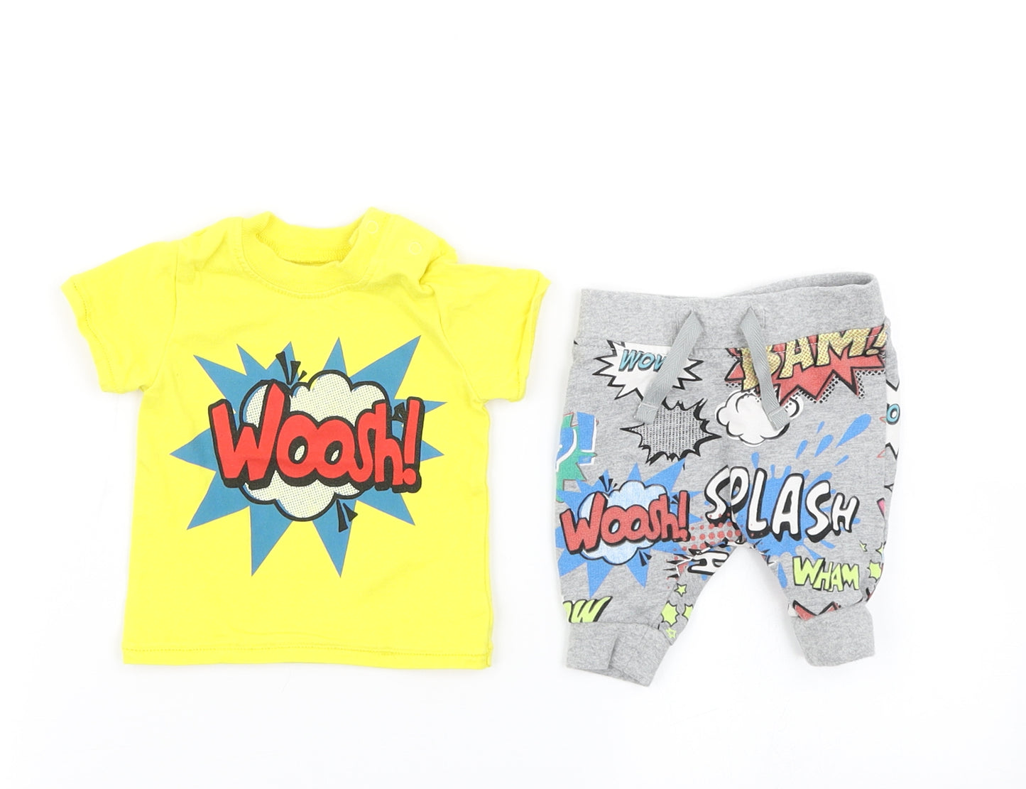 NEXT Boys Yellow   Trousers Set Outfit/Set Size Newborn