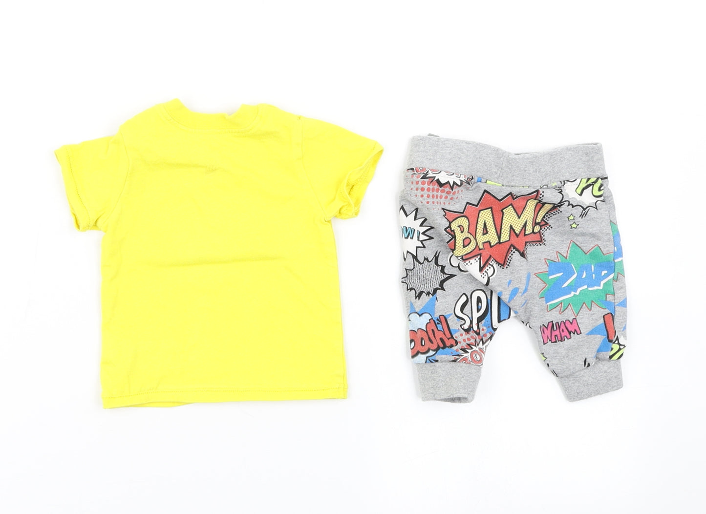 NEXT Boys Yellow   Trousers Set Outfit/Set Size Newborn