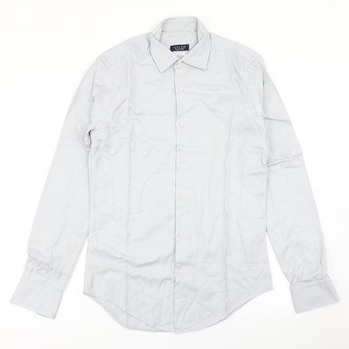 Zara Mens Blue    Dress Shirt Size S
