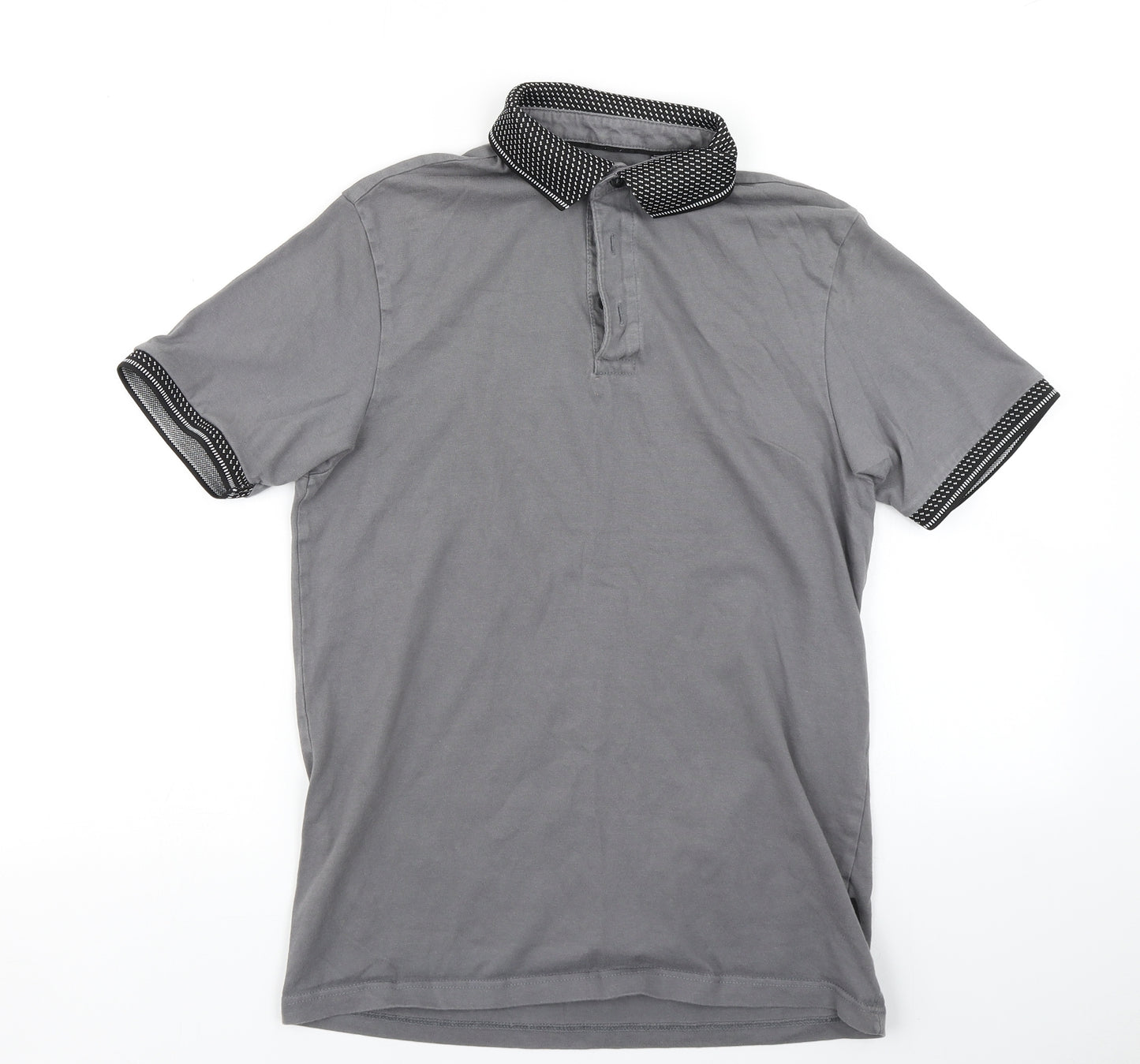 Burton Mens Grey    Polo Size S